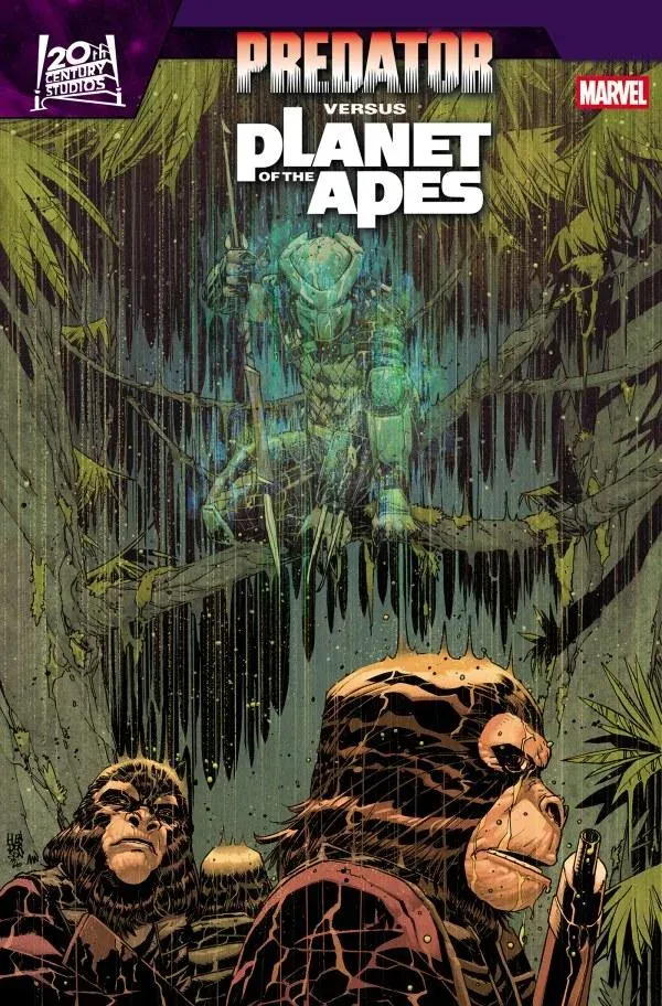 Cover of Predator vs. The Planet of the Apes #2