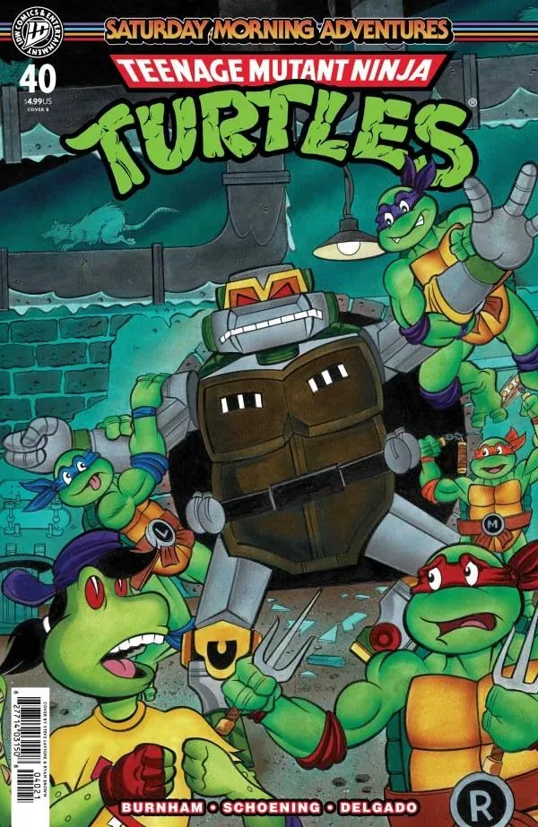 Cover of Teenage Mutant Ninja Turtles: Saturday Morning Adventures #40
