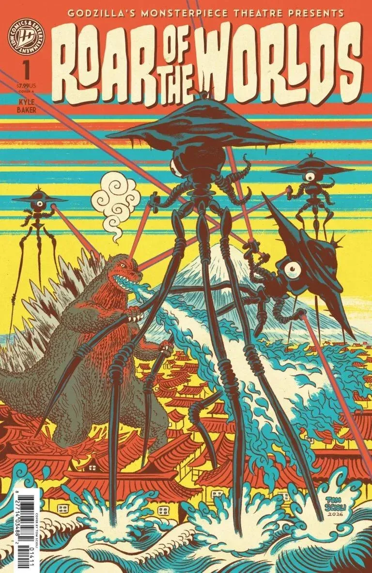 Cover of Godzilla's Monsterpiece Theatre Presents: Roar of the Worlds #1