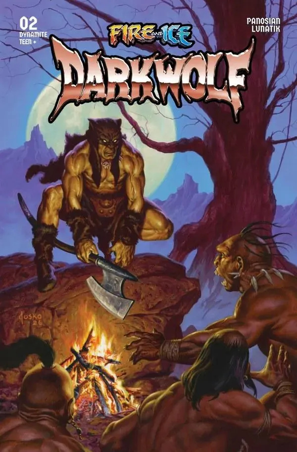 Cover of Fire and Ice: Darkwolf #2