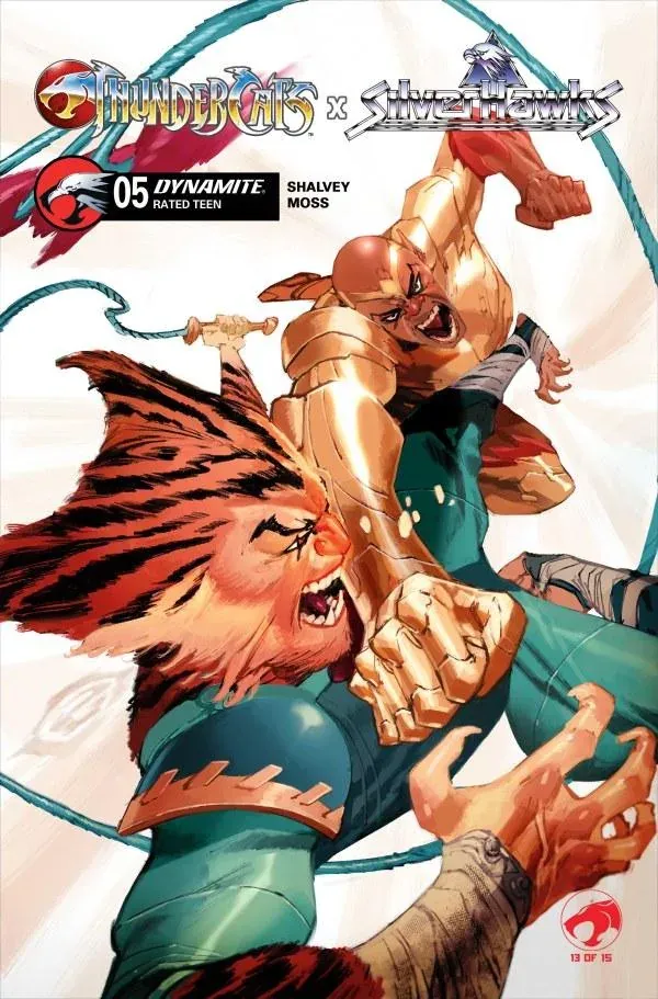 Cover of ThunderCats x SilverHawks #5