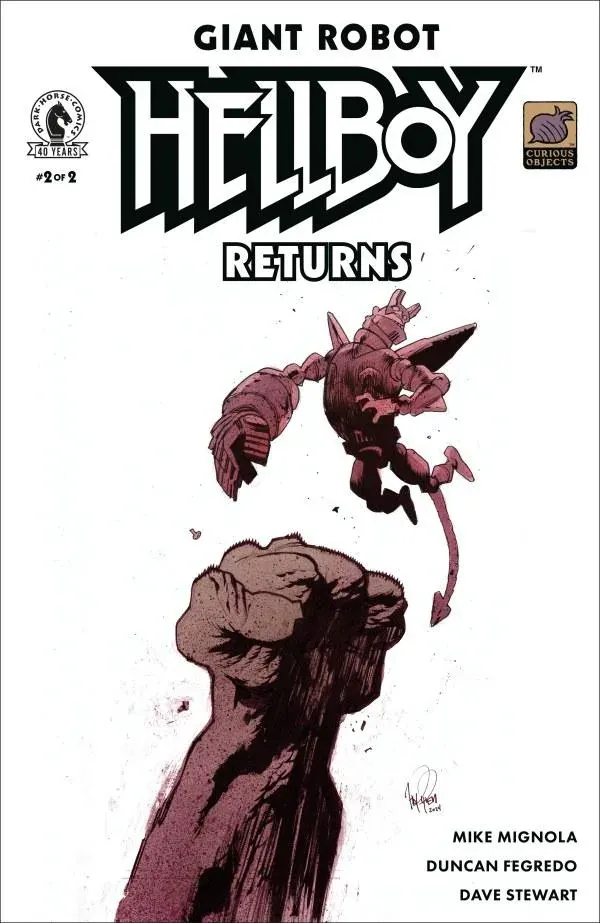 Cover of Giant Robot Hellboy Returns #2