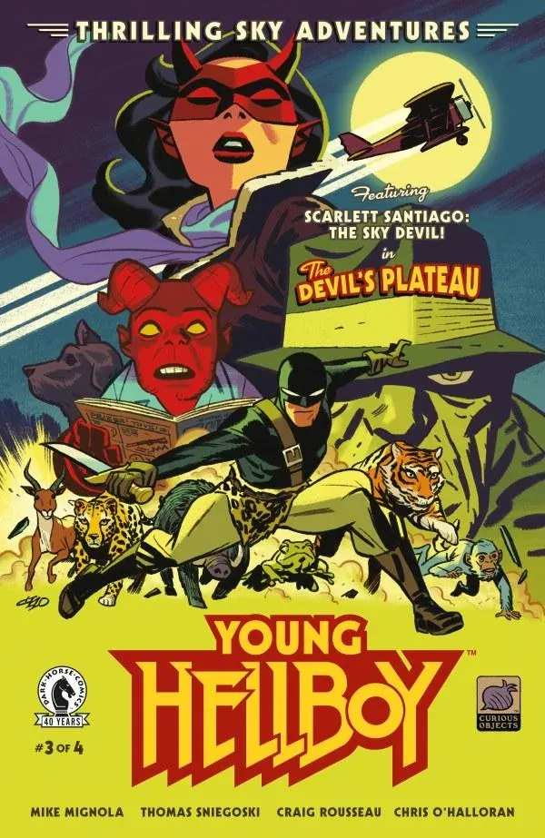 Cover of Young Hellboy: Thrilling Sky Adventures #3