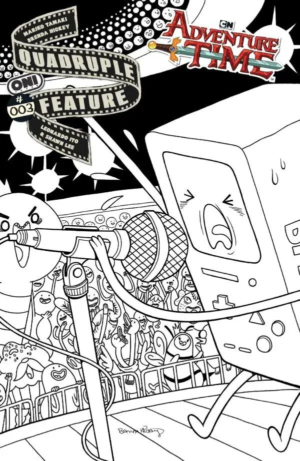 Cover of Adventure Time: Quadruple Feature #3