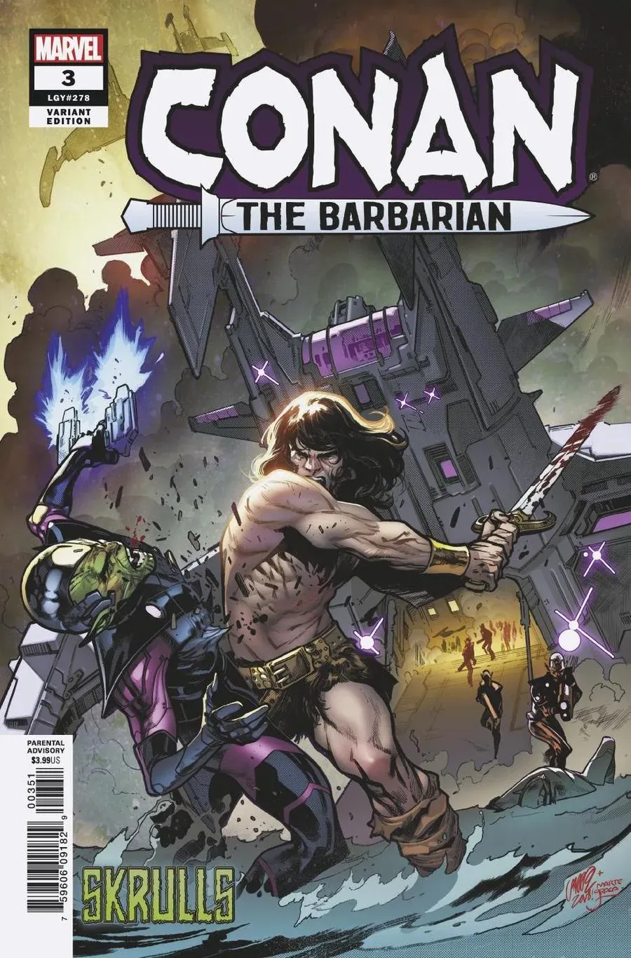 Cover of Conan the Barbarian #3 (278)