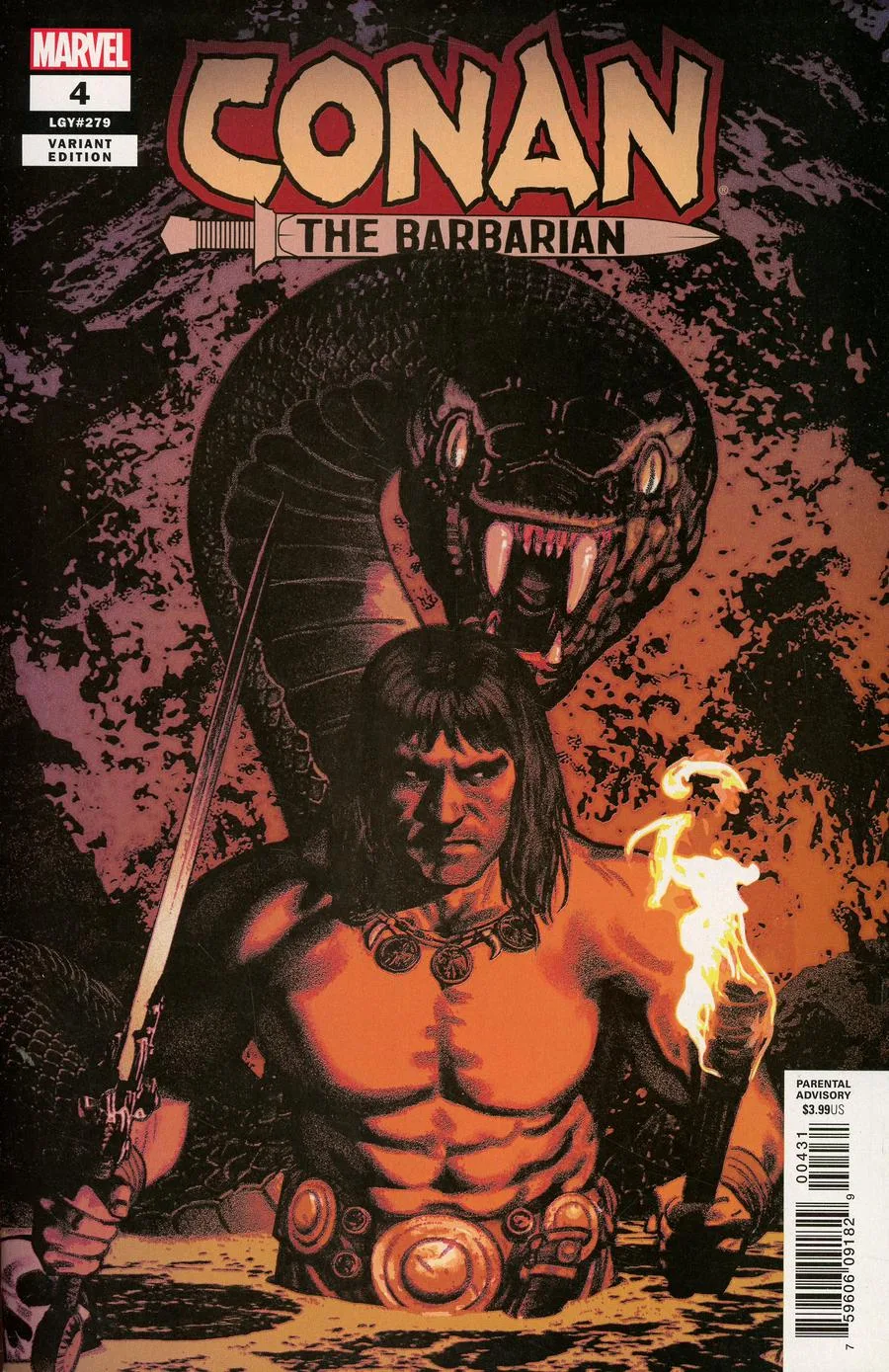 Cover of Conan the Barbarian #4 (279)