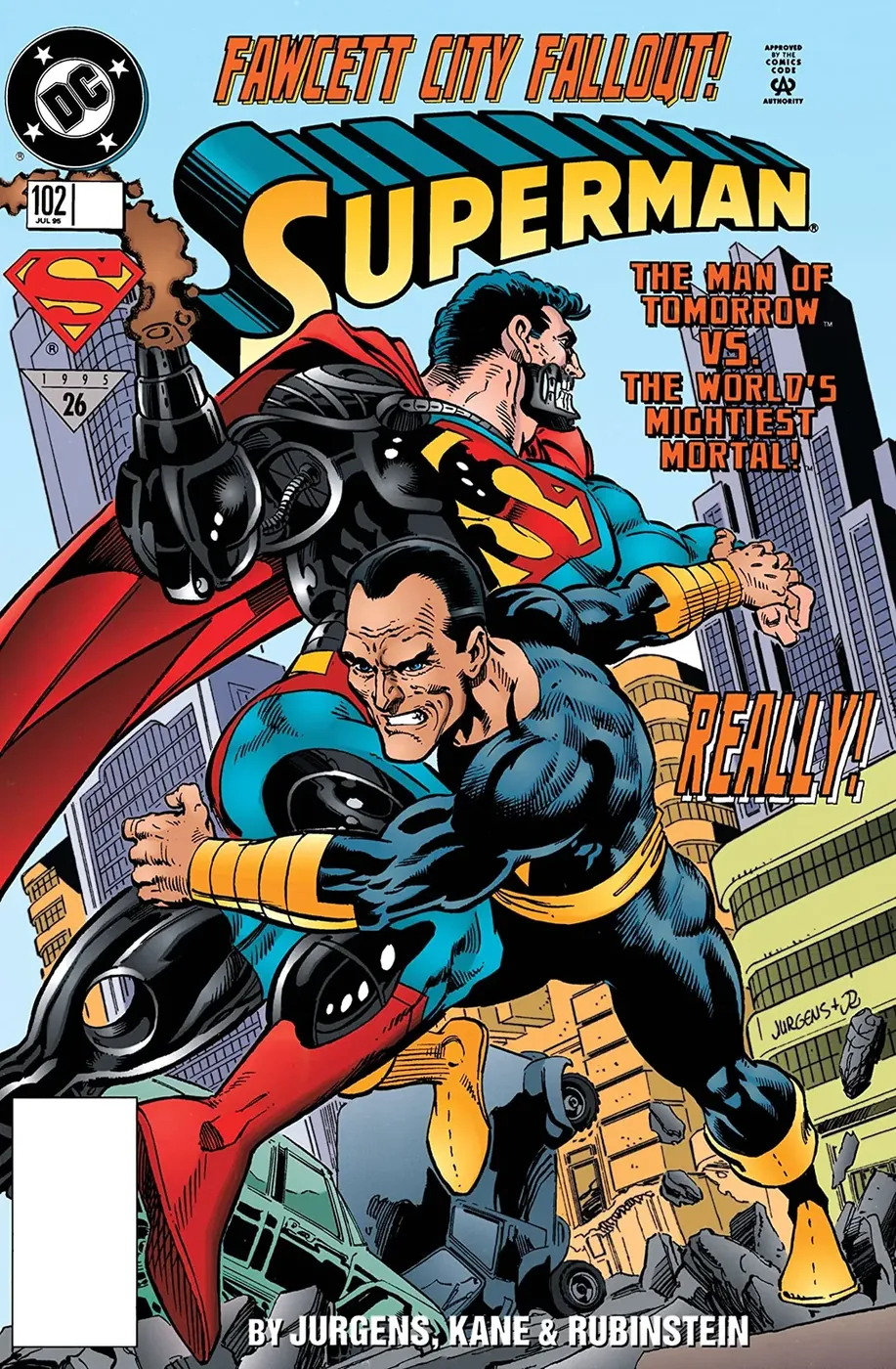 Cover of Superman #102