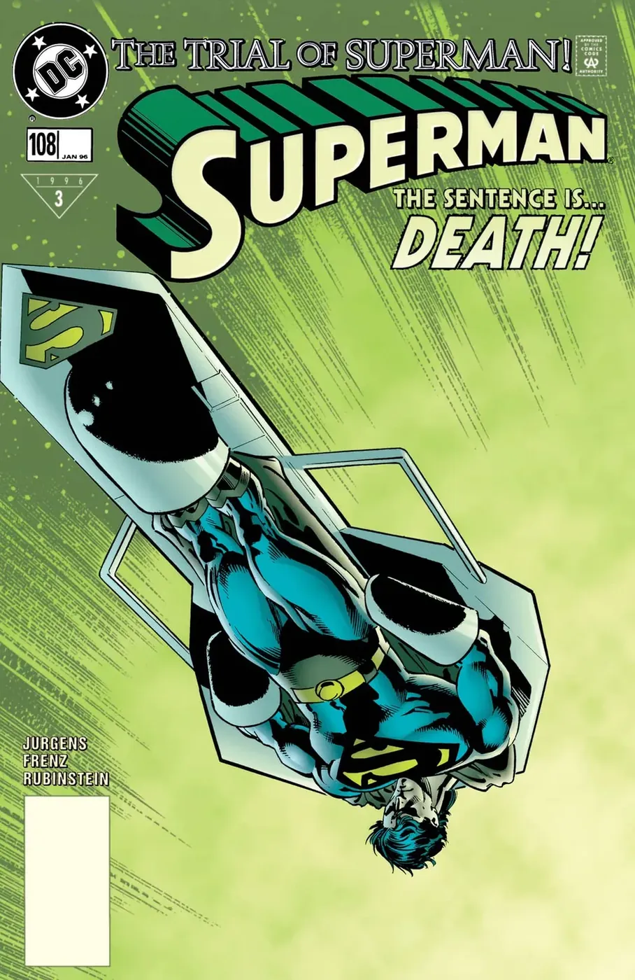Cover of Superman #108