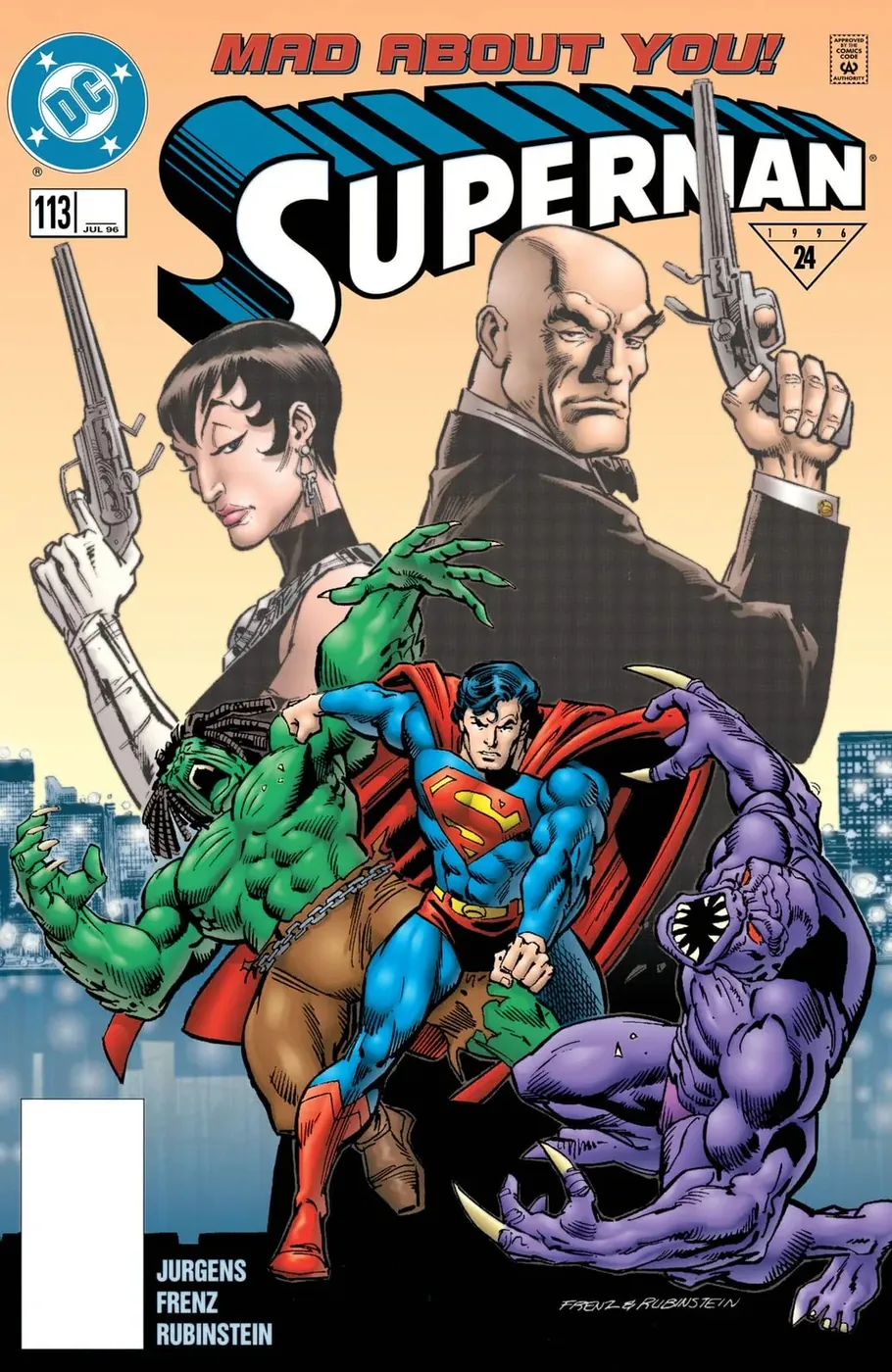 Cover of Superman #113