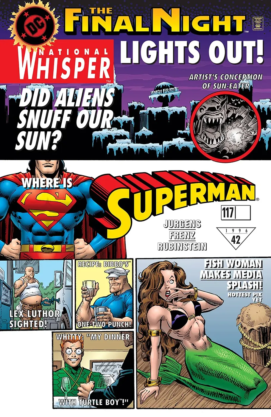 Cover of Superman #117