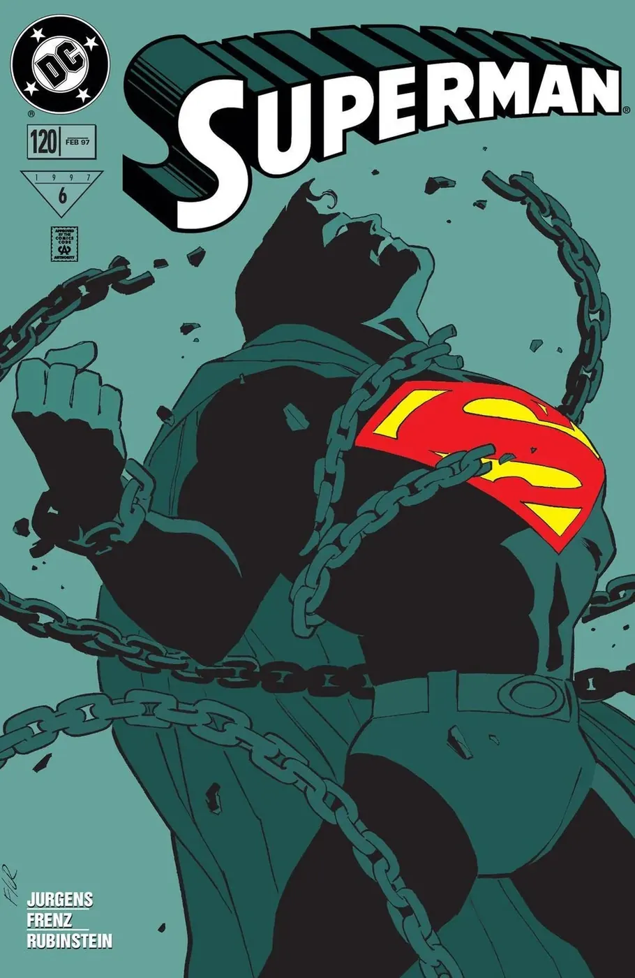 Cover of Superman #120