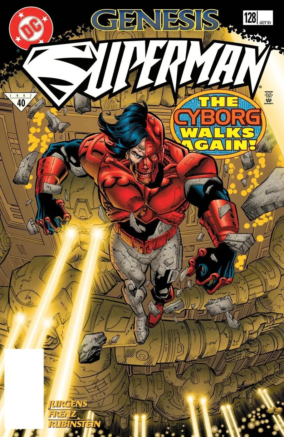 Cover of Superman #128