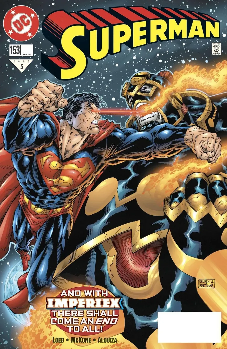 Cover of Superman #153