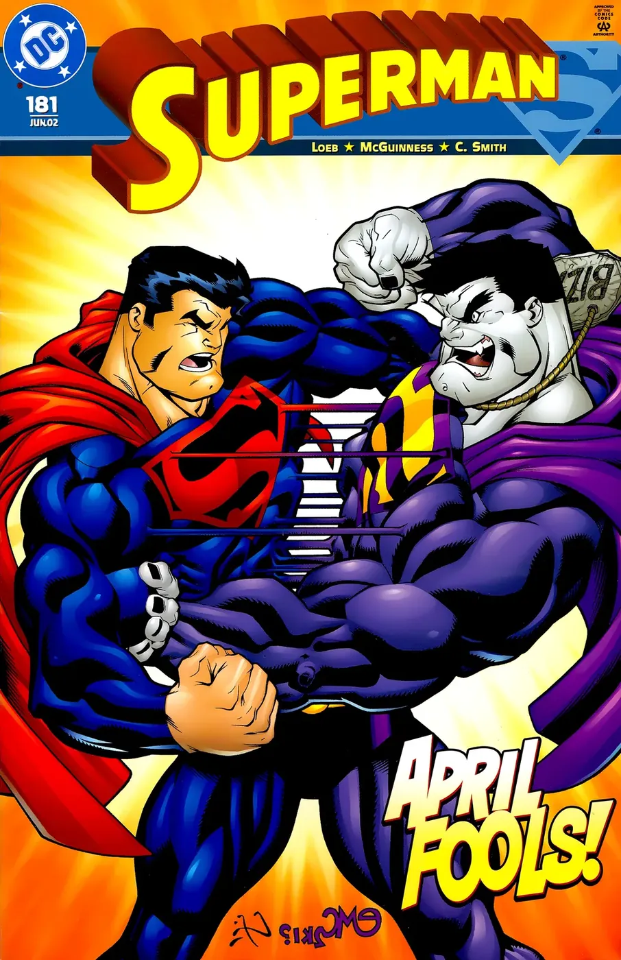 Cover of Superman #181