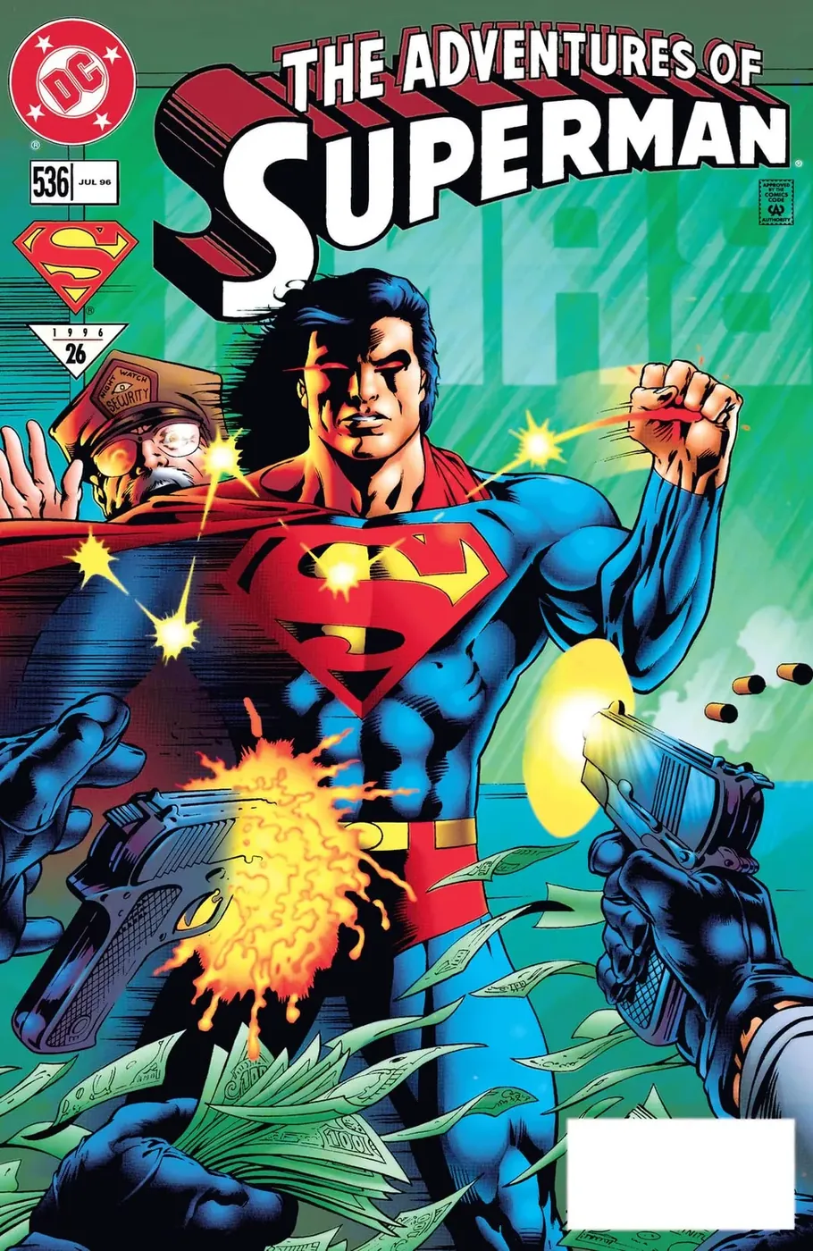 Cover of Adventures of Superman #536