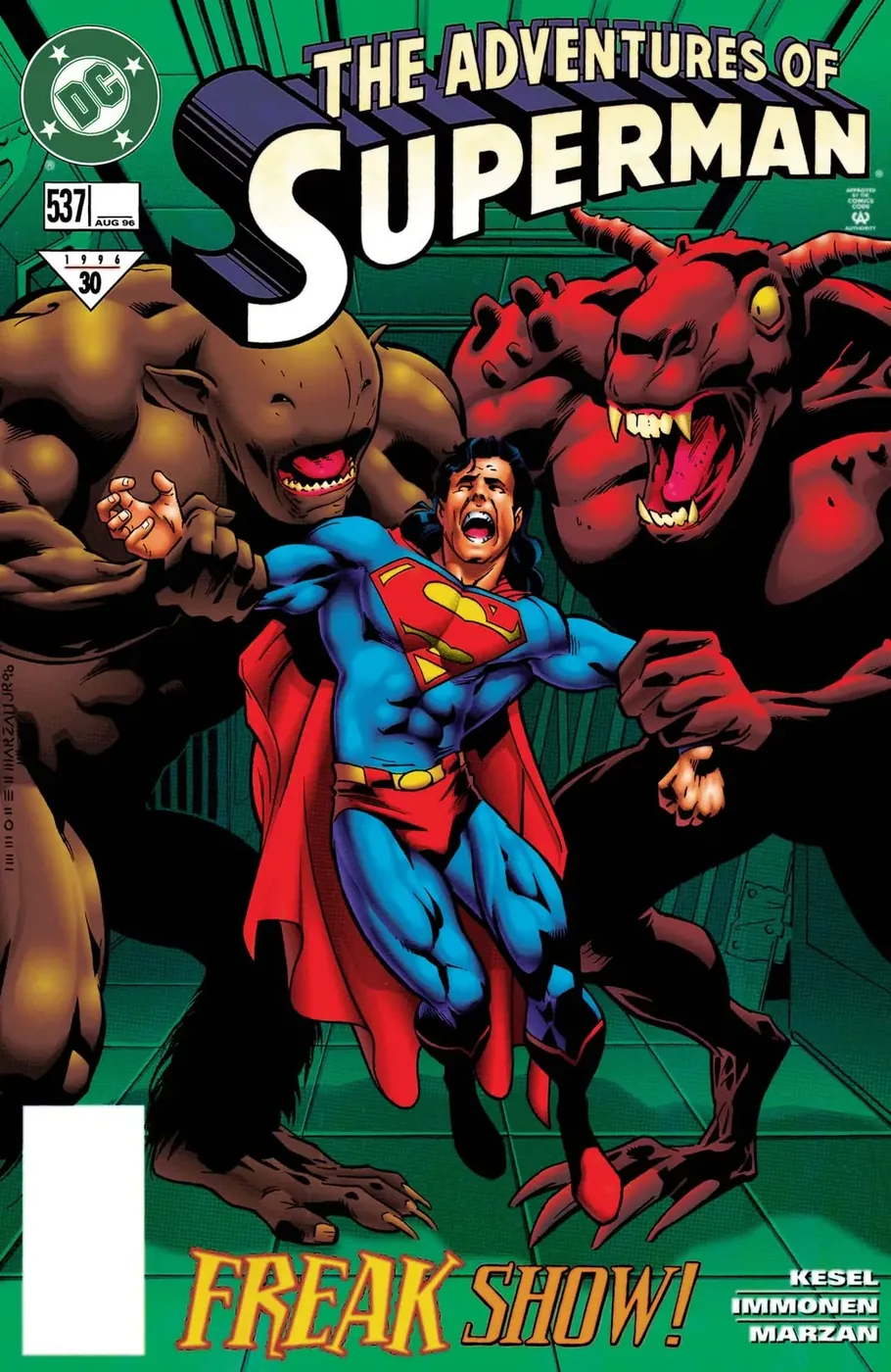 Cover of Adventures of Superman #537