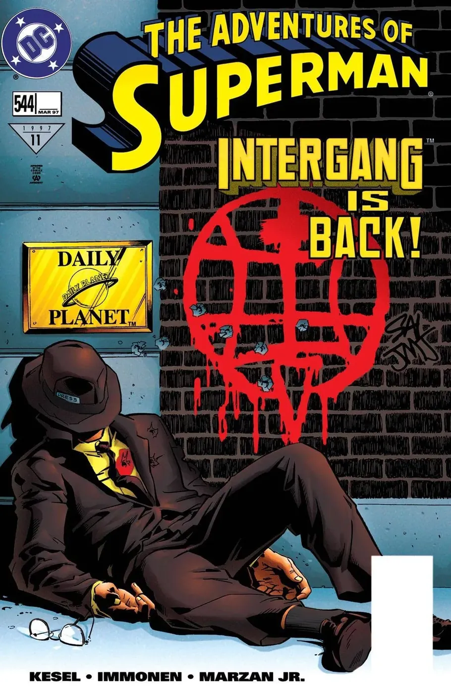 Cover of Adventures of Superman #544