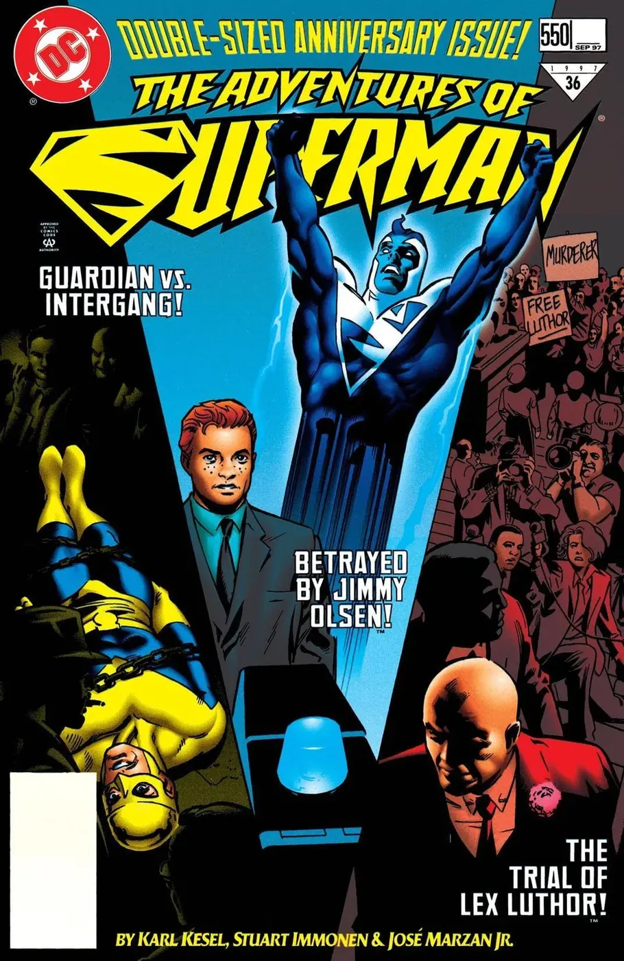 Cover of Adventures of Superman #550