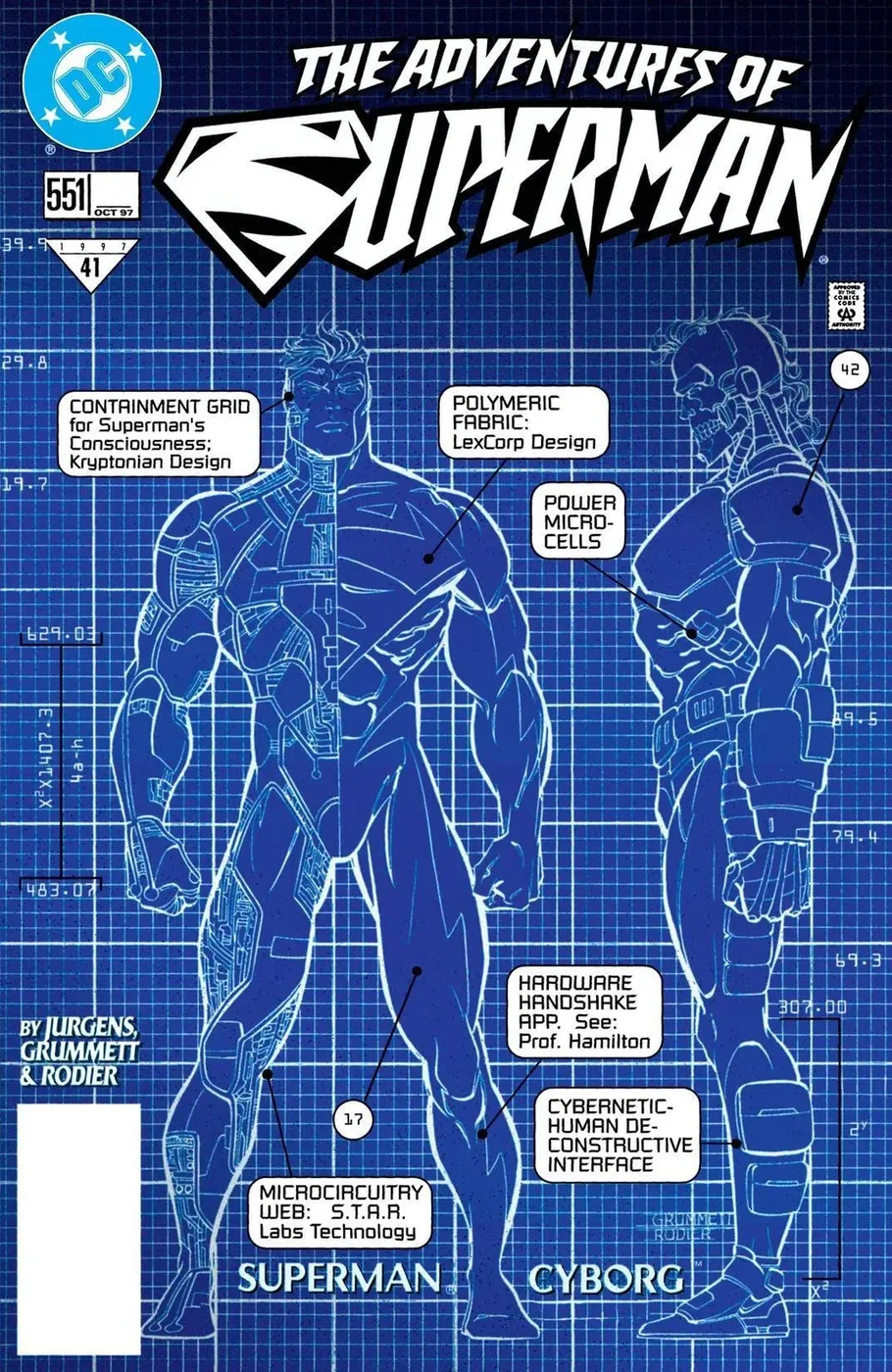 Cover of Adventures of Superman #551