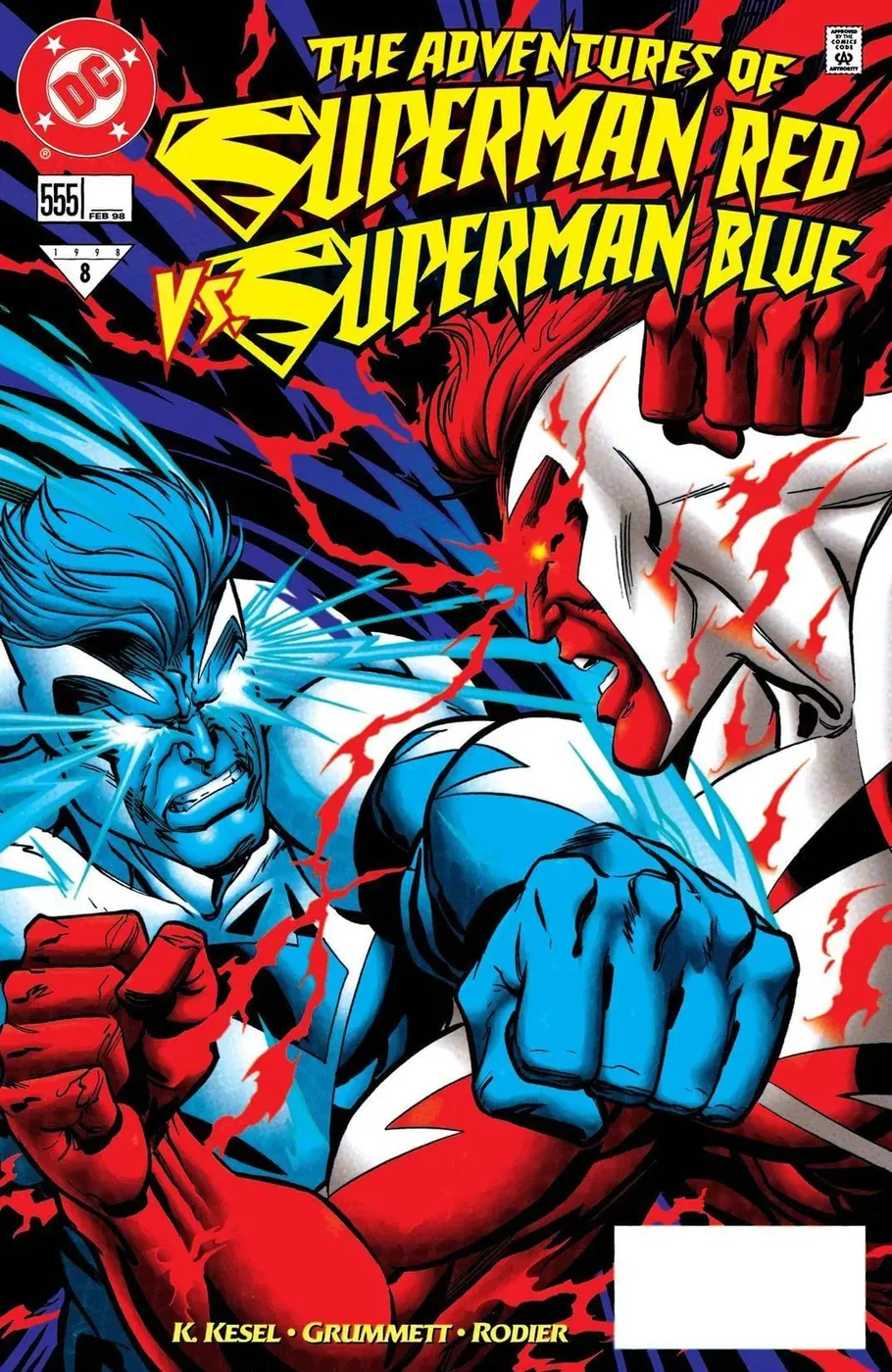 Cover of Adventures of Superman #555