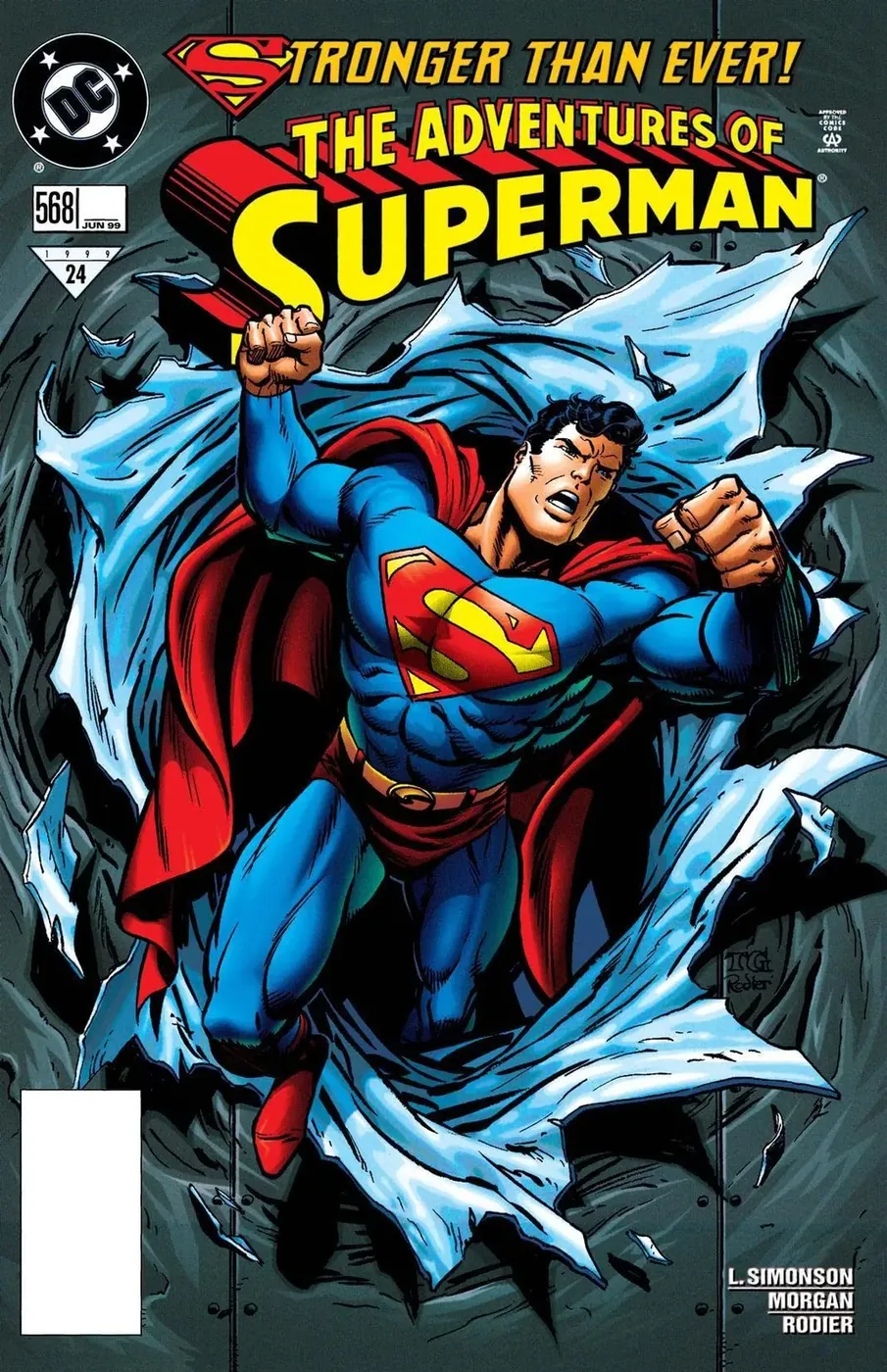 Cover of Adventures of Superman #568