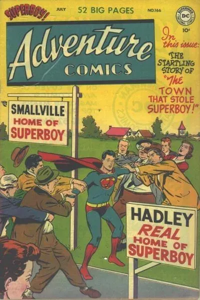 Cover of Adventure Comics #166