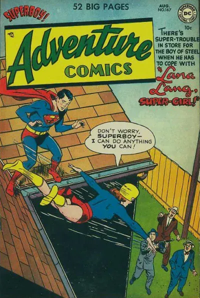 Cover of Adventure Comics #167