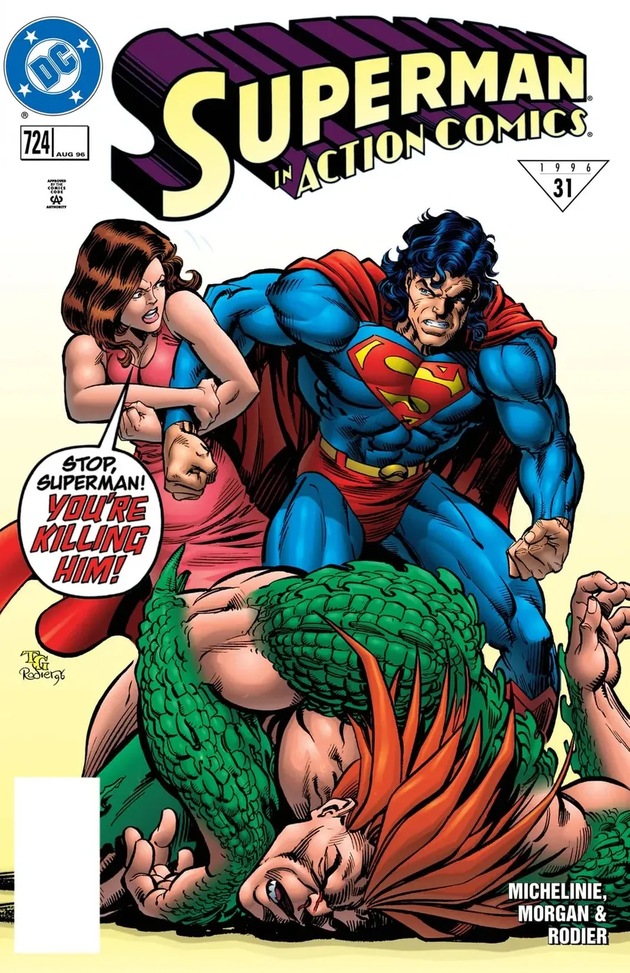 Cover of Action Comics #724