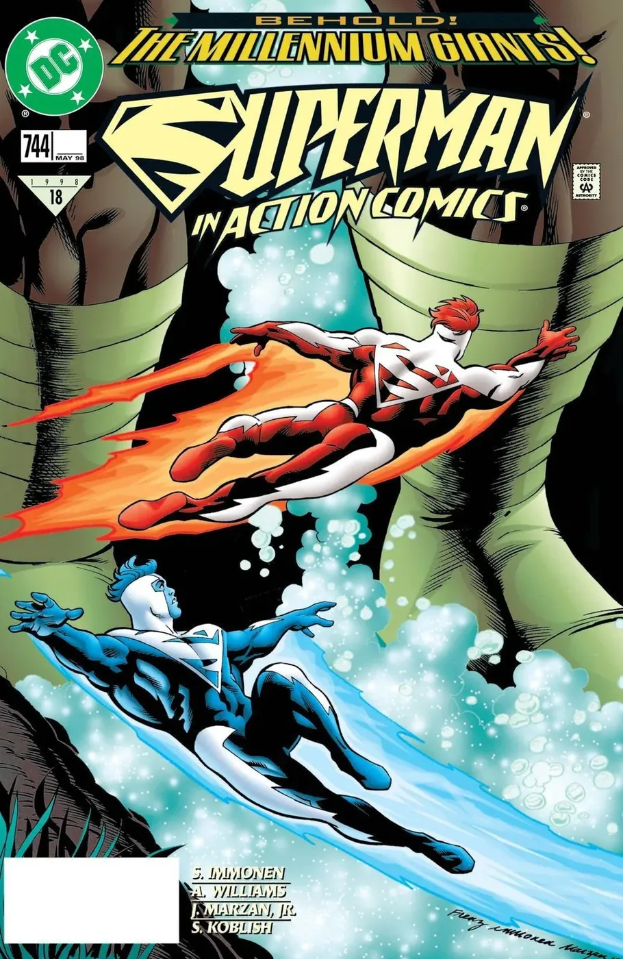 Cover of Action Comics #744