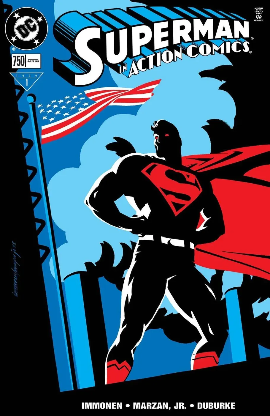Cover of Action Comics #750