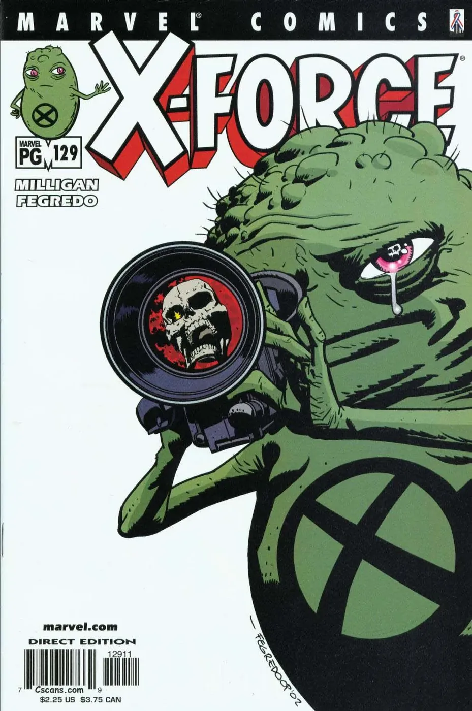 Cover of X-Force #129
