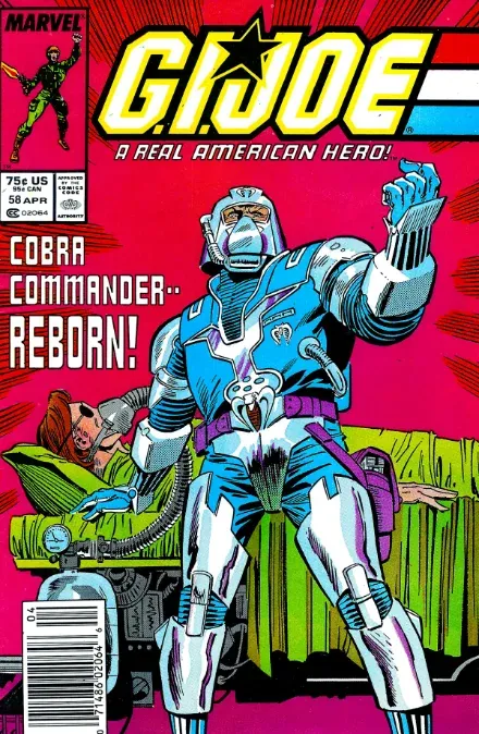 Cover of G.I. Joe, a Real American Hero #58