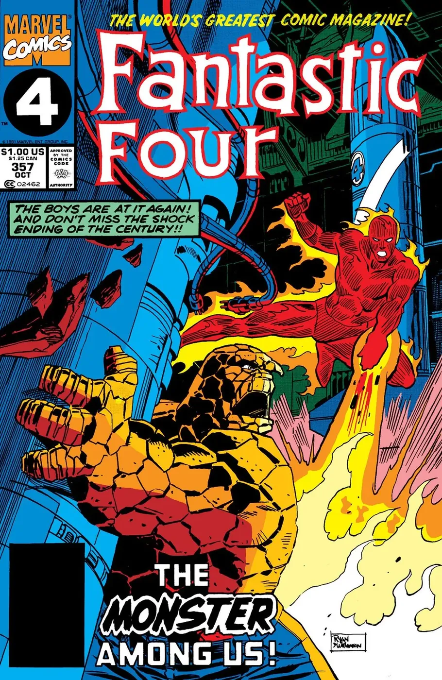 Cover of Fantastic Four #357