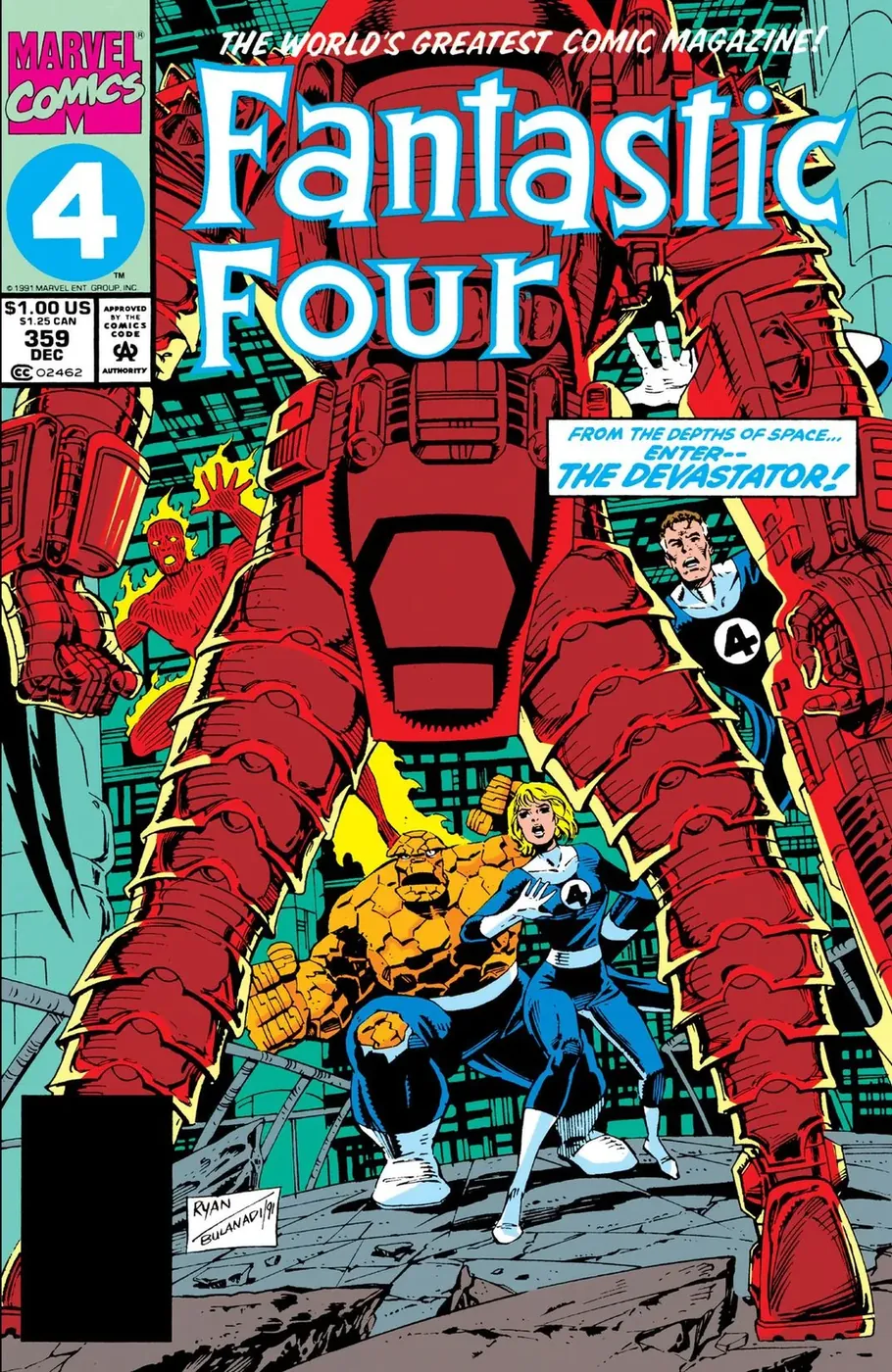 Cover of Fantastic Four #359