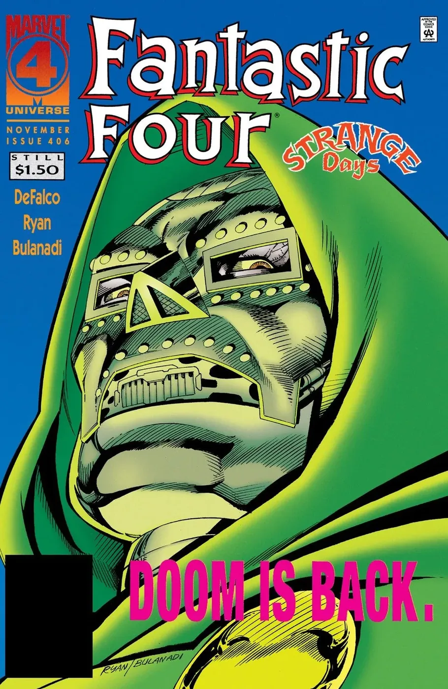 Cover of Fantastic Four #406