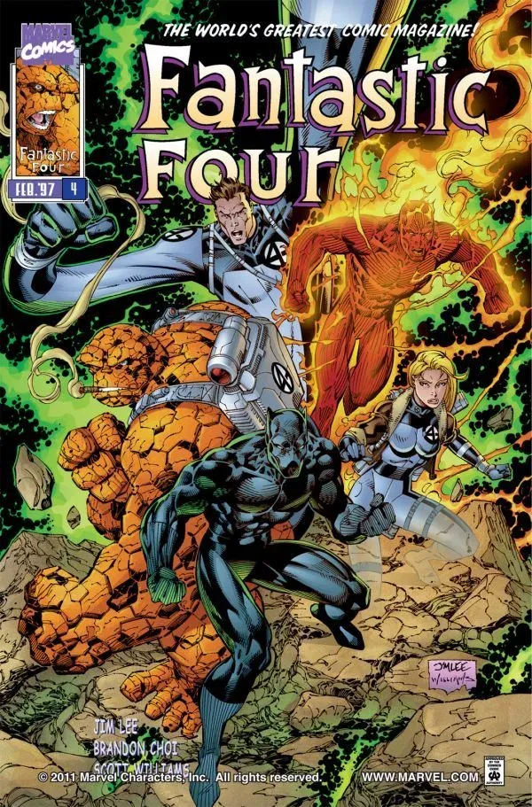 Cover of Fantastic Four #4