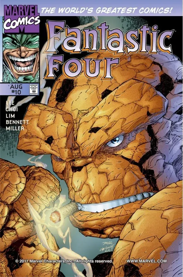 Cover of Fantastic Four #10