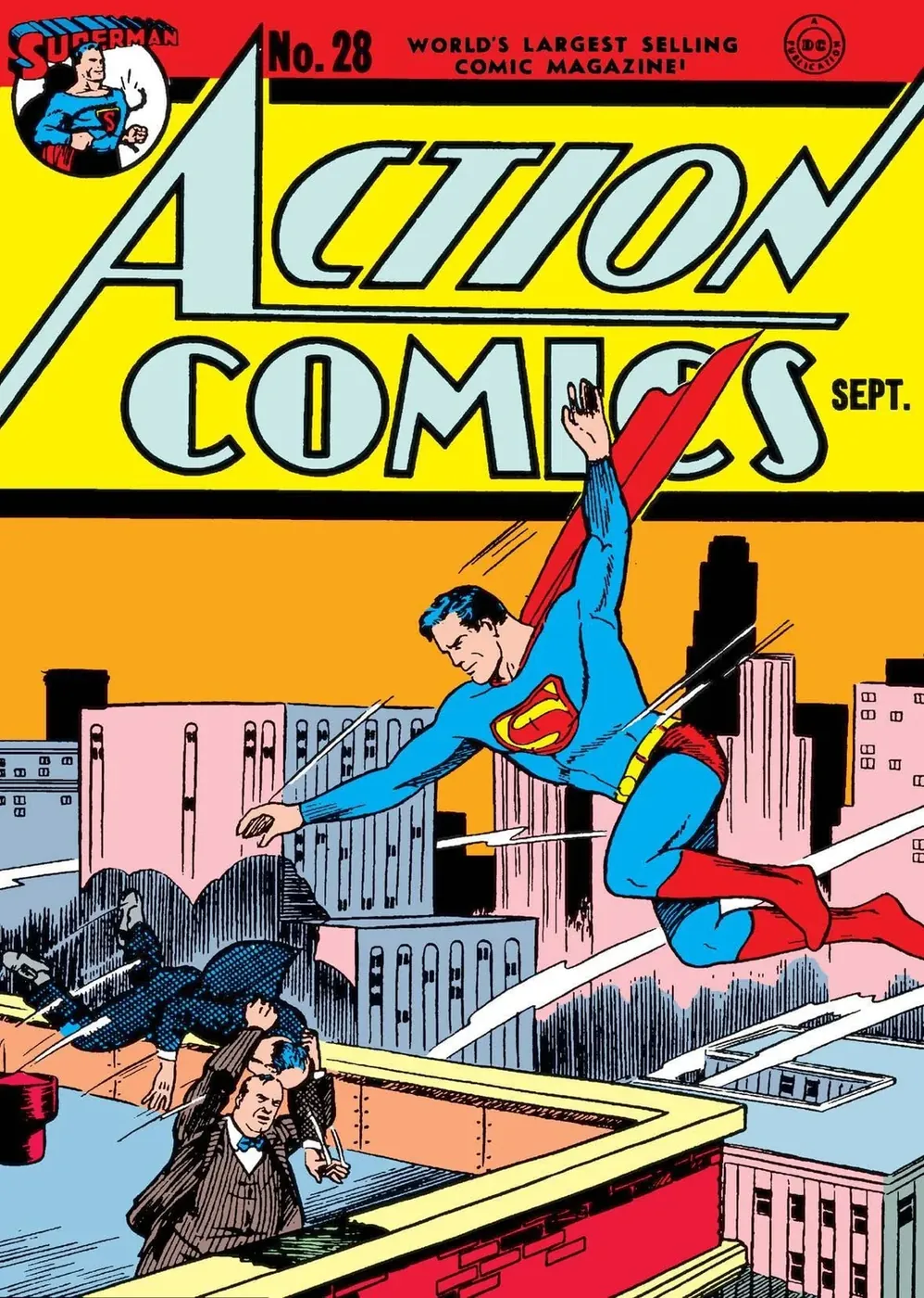 Cover of Action Comics #28