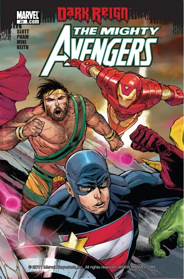 Cover of The Mighty Avengers #22