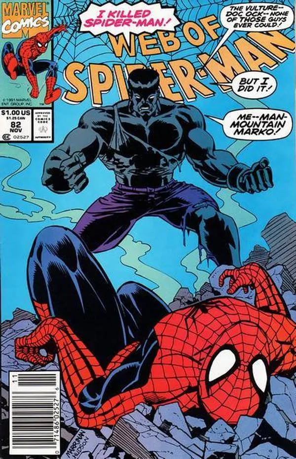 Cover of Web of Spider-Man #82