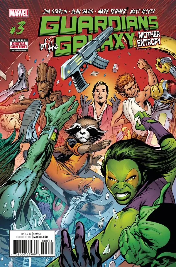 Cover of Guardians of the Galaxy: Mother Entropy #3