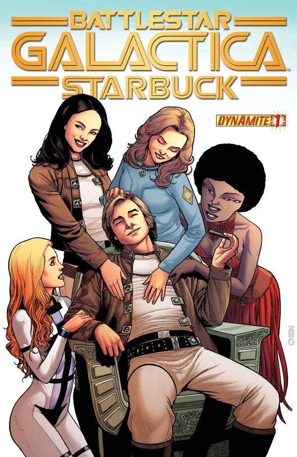 Cover of Battlestar Galactica: Starbuck #1