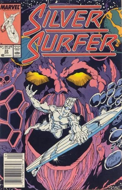 Cover of Silver Surfer #22