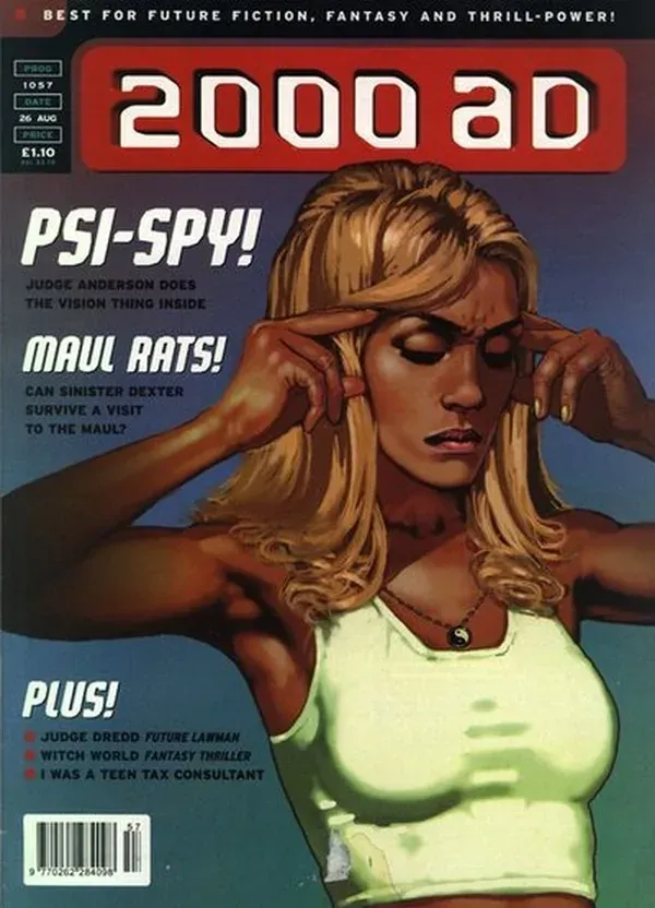 Cover of 2000 AD #1057