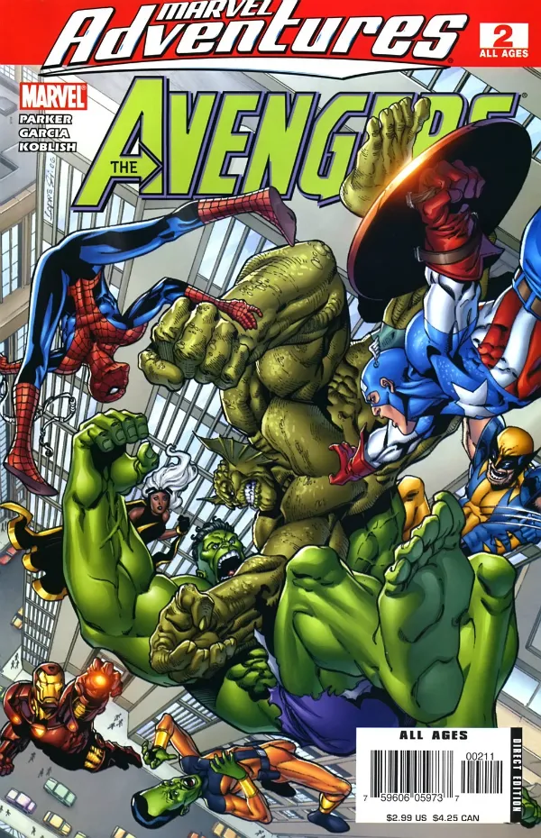 Cover of Marvel Adventures The Avengers #2
