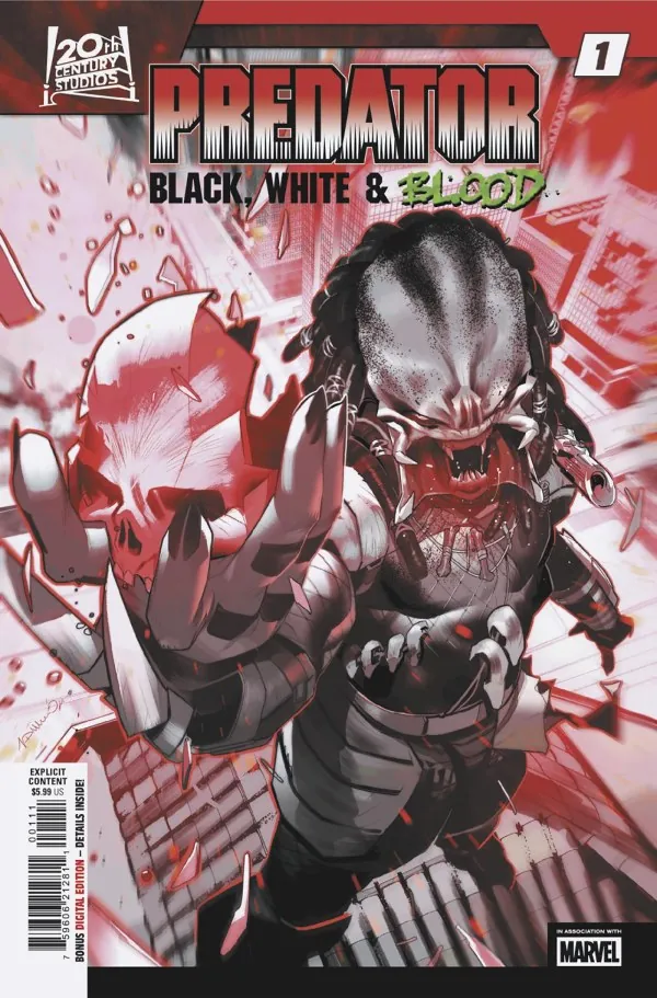 Cover of Predator: Black, White & Blood #1