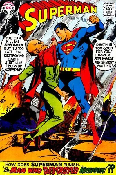 Cover of Superman #205