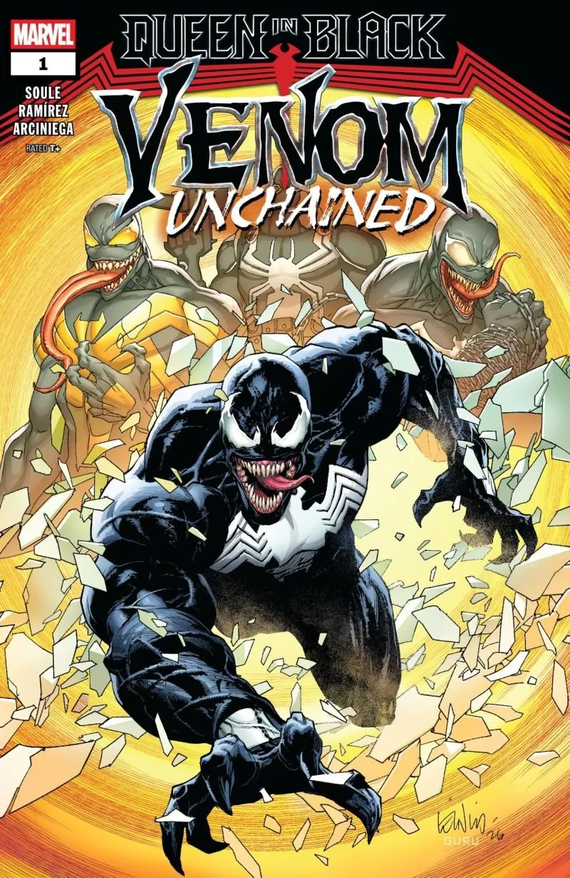 Cover of Queen in Black: Venom Unchained #1