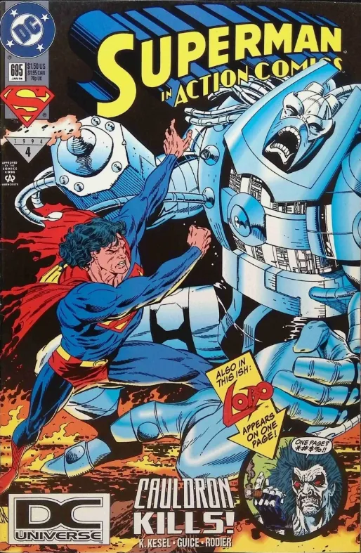 Cover of Action Comics #695