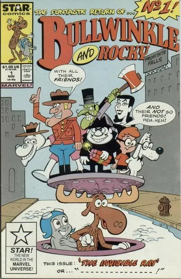 Cover of Bullwinkle and Rocky #1